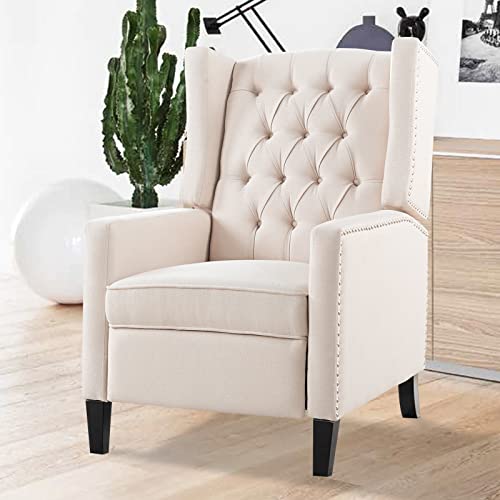 Sillón moderno reclinable blanco miniatura 4