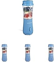 Vista 11 de Hamilton Beach Portable Blender for Shakes and Smoothies,14 Oz BPA Free Travel Cup & Lid,Durable Stainless Steel Blades,Personal Smoothie Blender,2