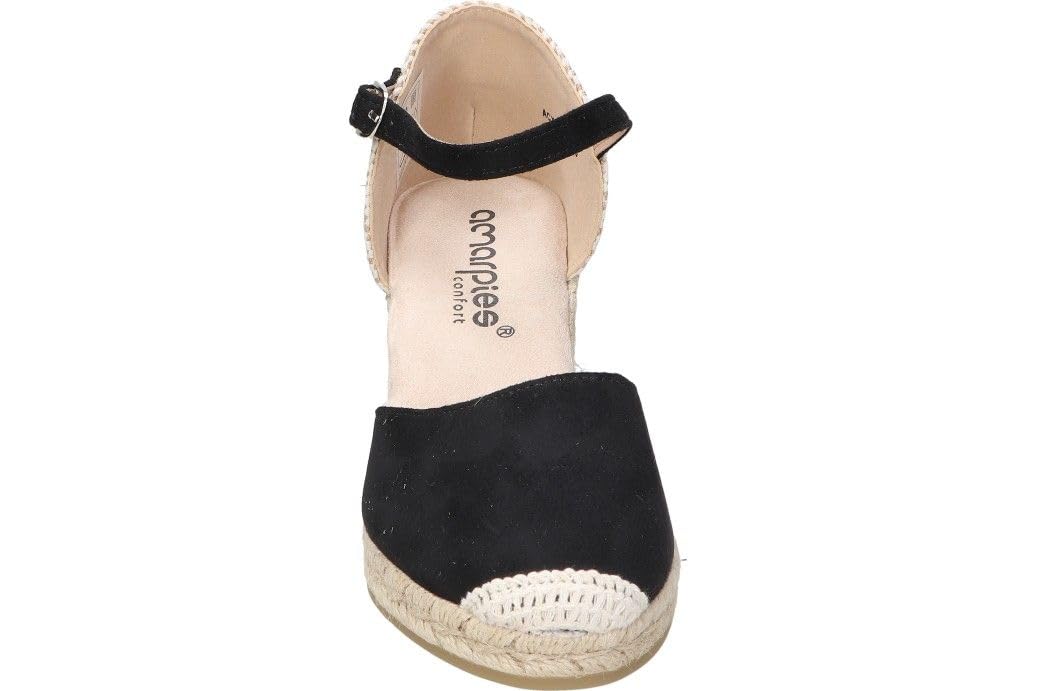 amarpies | Alpargatas Mujer – Sandalias de Cuña – Yutes con Hebilla – Espadrilles Estilosas – Cuña Alta y Cómoda – Versátiles – Modelo ACX26484