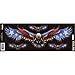 Chroma Graphics 32505 6" x 16" American Eagle Stick Onz Decal, 4 Piece