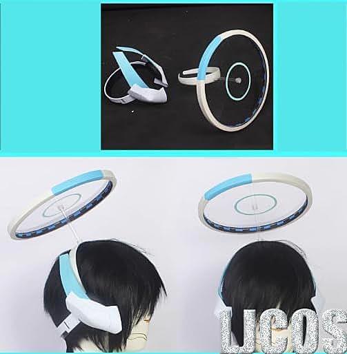 ブルーアーカイブブルアカ 生塩ノア コスプレ 髪飾り 光輪+イヤホン コスチューム