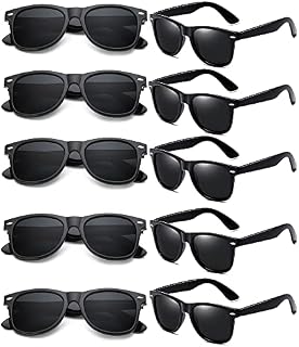 FSMILING 10 Pack 80s Party Sunglasses Bulk Adult Multipack Sunglasses Party Favors Glasses Neon Sunglasses pack