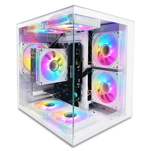 LXZ Desktop Computer, R5 5600G, 4.4GHz, 16GB DDR4, 1TB NVMe SSD, WiFi & Win 11