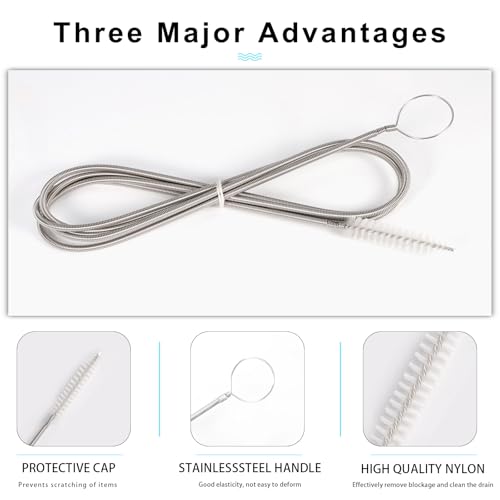 Image of CiaraQ 11-Piece White Tube & Pipe Cleaning Brush Set