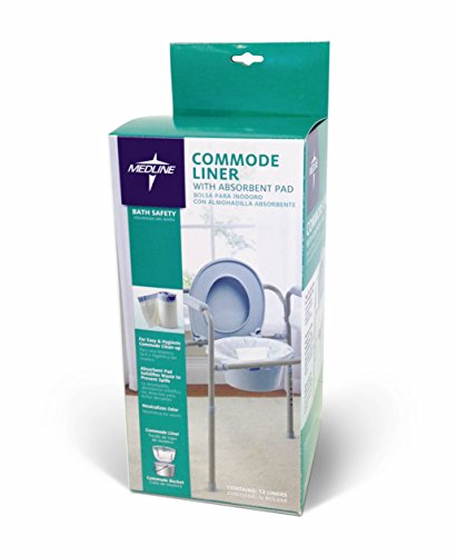 Medline Commode Liners With Absorbent Pad Case Of 72 #TOP4