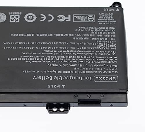 Exxact Parts BP02XL 849909-850 Replacement Battery Compatible with HP 849569-421 849569-541 849569-542 849569-543 BP02041XL HSTNN-UB7B HSTNN-LB7H TPN-Q172 TPN-Q175 2ICP7/65/80