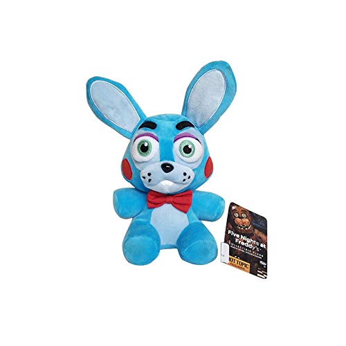 New 18cm FNAF Five Nights at Freddy 4 Nightmare Bonnie Rabbit Stuffed Plush Toys Soft Animals Toy Doll Gifts for Children Kids