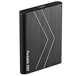 Lolsyt Hard Disk Esterno 2T - 2,5" Ultrasottile Portatile USB Storage per Desktop, Laptop, Chromebook Wii u,TV（Nero）