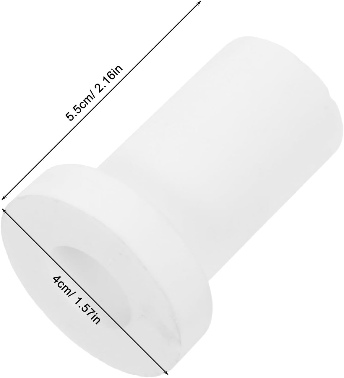 Mullite Kiln Peep Hole Plug with Flange for Pottery Firing
