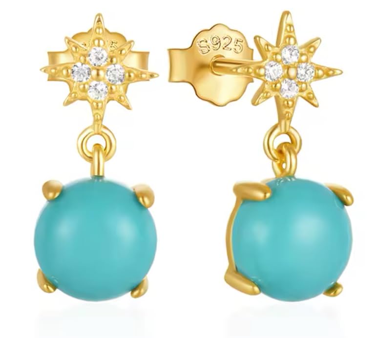 Boucles d'oreilles argent 925 plaqué or jaune le cadeau femme idéal