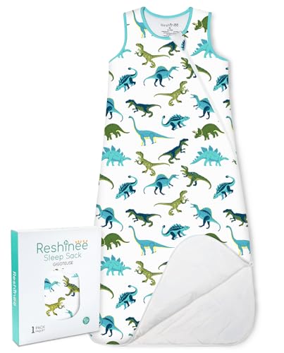 Image of babee Reshinee Bamboo Viscose Sleep Sack for Babies and Toddlers 1.0 Tog Wearable Blanket 2-Way Zipper Baby Shower Gifts