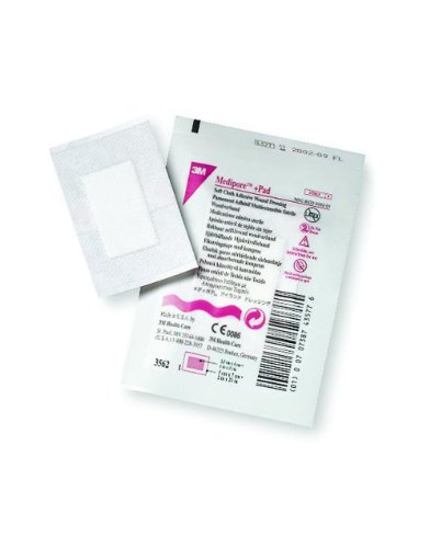 MEDIPORE PLUS DR 3.6 X 6 IN 3M Medipore +Pad Soft Cloth Adhesive Wound Dressings Box of 25 3M 3569