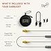Elgin Ruckus Wireless Bluetooth Earplug Headphones, 25 dB NRR, Noise Canceling Mic, 12-Hour Battery, IP65 Sweatproof, Compliant with OSHA Hearing Safety Standards