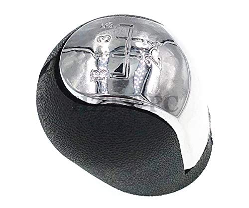 STORE99® 5 Speed GEAR STICK SHIFT KNOB GEAR LEVER SHIFTER KNOB For OPEL VECTRA C SIGNUM 2002-2005 Chrome Car Styling