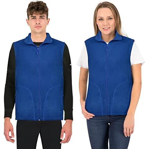 BWOLF FOX Unisex Fleeceweste Damen Fleeceweste Herren Outdoor Westen mit Taschen und Reißverschluss Cover