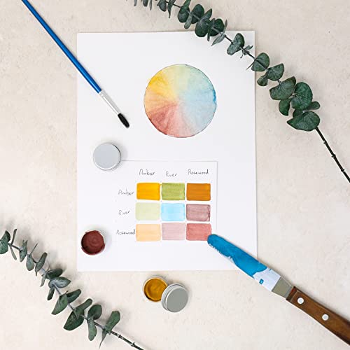 Watercolours Making Kit By Ourhands - Make Your Own Watercolour Paints From Natural And Mineral Pigments #TOP5