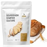 Sourdough Starter & Sour Dough Starter Culture by Gabrielle’s Kitchen – San Francisco–Style Dehydrated Sourdough Starter Flakes – Live Culture Ready in 48 Hours for Homemade Bread Baking