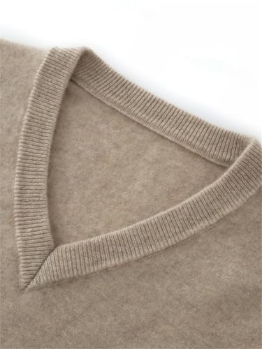 Men Classic Wool Sweater V-Neck Basic Pullover Autumn Winter Warm Lightweight Knit Tops3