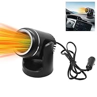 Horuili® Auto Heizung, Auto Heizlüfter 12V, 120W Auto Heizung Entfroster, 2 in 1 Heizung & Kühlung Auto Lüfter, Tragbar Auto-Heizungsventilator, Drehbarer Windschutzscheibe Defogger