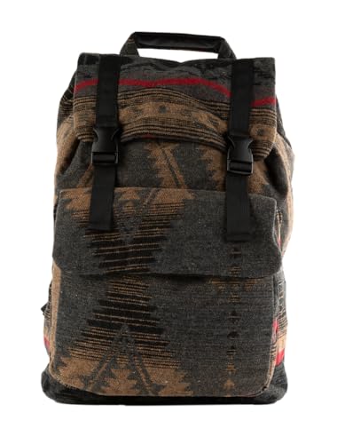 Rsq Polly Puffer Flap Backpack, Black Combo