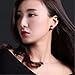 Cute Fashion Double Sided Ball Imitation Crystal Diamond Rhinestone Pearl Studs Sparkling Earring Locking Set,Deep Blue