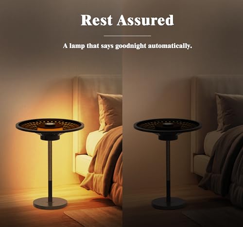 Multifunctional Floor Lamp - Coffee Table Lamp with Ambient Lighting, Wireless Charging, Touch Control, Stepless Dimming for Living Room, Bedroom,Office, Lounge, Smart Side Lamp, Modern LED Table Lamp - Image 7
