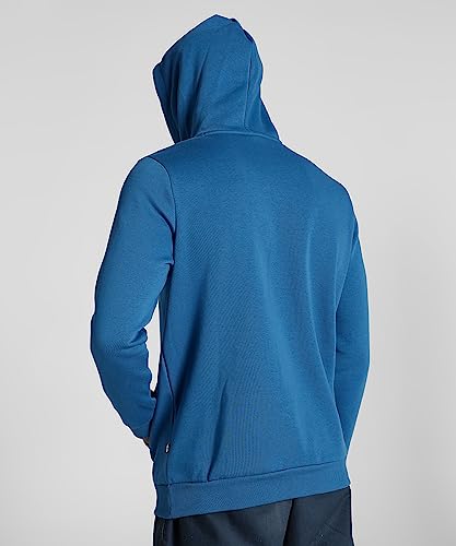 Image of Puma Cotton Men Ess Big Logo Hooded Neck Hoodie Fl (S) Mineral