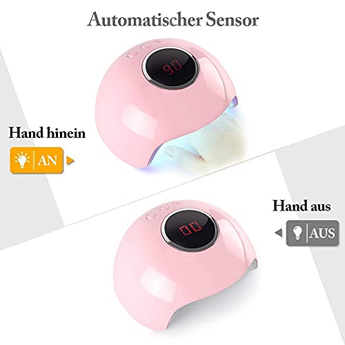 Shelloloh 10pcs UV Nagellack Starterset 10ml Gelnägel Starterset mit 24W UV/LED Nagellampe Gel Nagellack Set für UV… – Bild 7