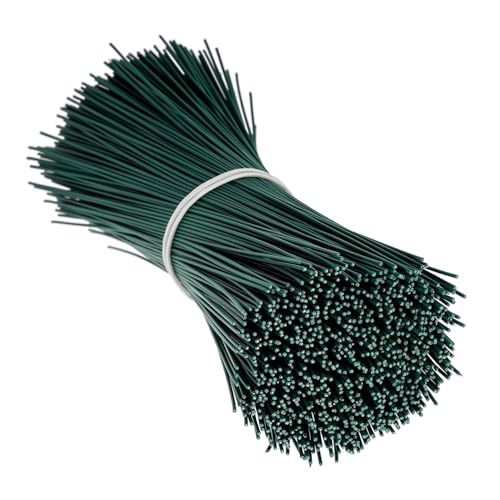OFFSCH 1000piezas Ataduras Flexibles para Plantas con Alambre Galvanizado Resistente y Reutilizable Cable para Fijar Ramas y Arbustos Jardín Cinta De Sujeción y Moldeable para Entutorado