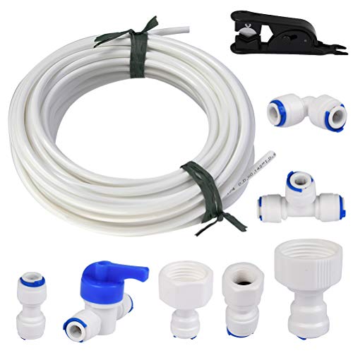Kit Nettoyage Trou De Vidange Réfrigérateur - Seringue, Tige, Pelle à Glace, 1.5m Tuyau - 13