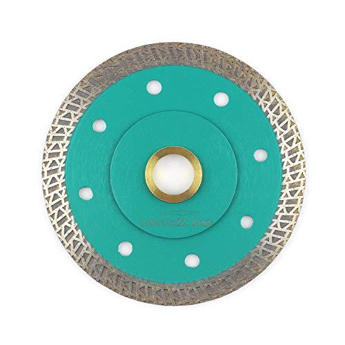 Porcelain Blade 4 Inch,Stylish Y&I Tile Blade Super Thin Ceramic Diamond Saw Blades for Grinder Tile Cutter with Adapter 7/8