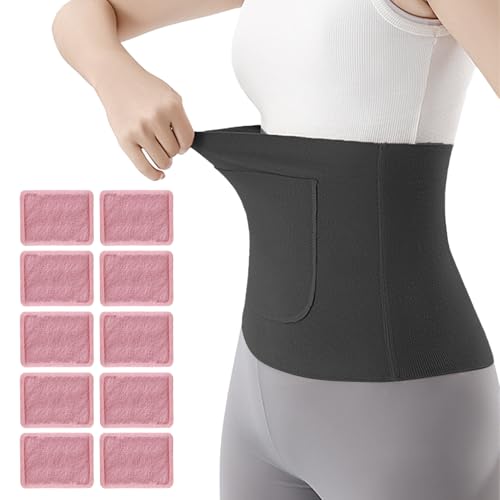 Ceinture abdomen chaude élastique pour femmes et hommes