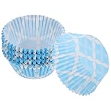 Luxshiny Papierkuchenförmchen aus Papier 100 Stück Hitzebeständig für Babyshowers und Eisgeschäfte mit Einfachem Design und Glatter Oberfläche