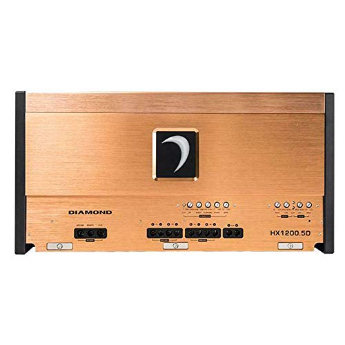 Diamond Audio HX1200.5 1200 Watt RMS 5 Channel Class D Full Range HEX Series Amplifier