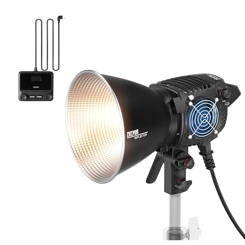 Foco LED COB ZHIYUN MOLUS B100 Iluminación de Estudio para Grabación de Podcasts en Interiores