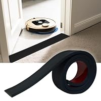 Rampe Saugroboter Türschwellenrampe Selbstklebende Rampe Türschwelle 90x5x1cm Staubsauger Roboter Rampe PVC Türschwellenrampen für Türschwellen