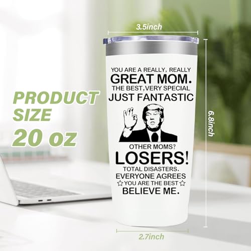MFGNEH-Gifts-for-Mom-from-DaughterSonChristmas-Women-GiftsBirthday-Gifts-for-MomNew-MomGrandmaNanaWife-WomenFunny-Mothers-Day-Mom-Gifts20oz-White-Tumbler-Mug