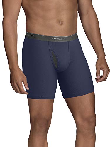 Image of Fruit of the Loom Men's No Ride Up Boxer Brief