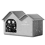 Casa para Gatos De Exterior para Invierno | Refugio Plegable Cerrado para Gatitos | Impermeable para Perros Exterior,para Cuidadores Padres De Mascotas Rescatadores Patio Jardin Parque Entrada