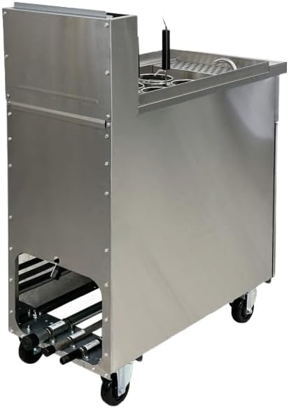 Commercial Pasta Noodle Cooker Range, 11 Gal 15.75" 6 Holes NG ETL