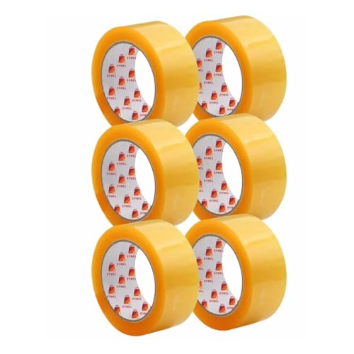 Koli, Bandı (1. Kalite) Şeffaf Renkli, Güçlü Yapışkan, Kağıda Kartona Yapışır (6), 45 mm x 100 Metre Hotmelt