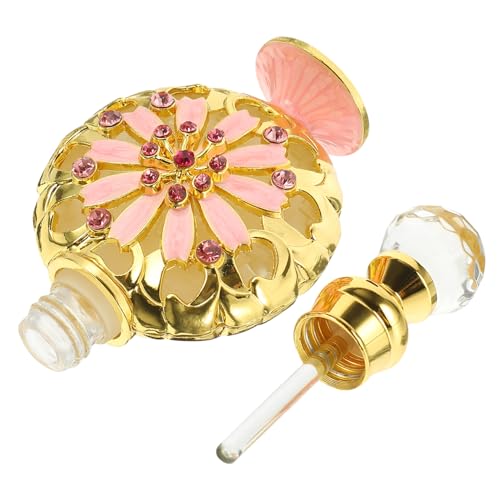 WANGHUI Botellas de Muestra Botellas de Perfume Botellas de Aceite Esencial Botellas de Aceite for Aceites Esenciales Botella de Vidrio de aleación de Flor de Sol/1191