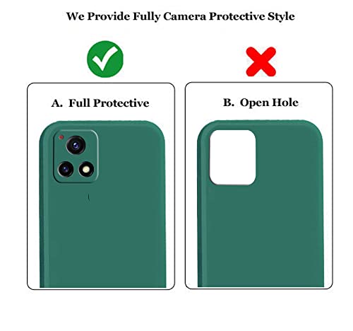 Image of A rtistque Back Cover Case for Vivo Y72 5G with Camera Protection | Shockproof TPU | Stylish Protective Design | Slim Fit | Ultra Matte | Vivo Y72 5G Back Cover - Green