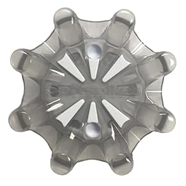 Softspikes Pulsar Golf Cleats Fast Twist 3.0-18 Replacement Spikes - Translucent Grey