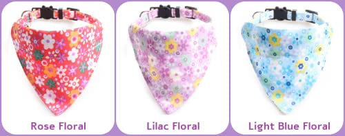 Bandana Cat Collars and Bell, Blue & Brown Chequered Bandana - Image 3
