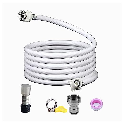 Detulseor Portable Washing Machine Hoses,Whirlpool Compact Washer Hoses,Twin Tub Washing Machine Hose,Portable Washing Machine for Accessories,Washing Machines Water Inlet Hoses,(2M Multi-Purpose)