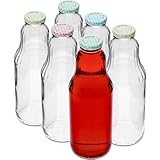 lilawelt24 6x Flasche für Saft 1L mit...