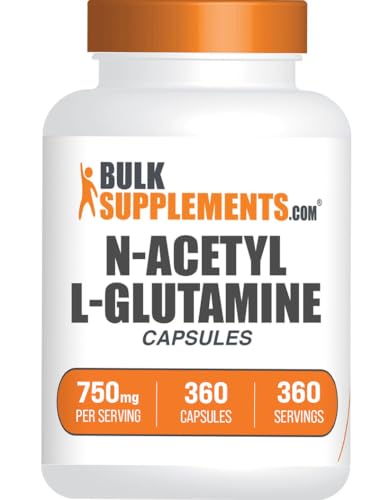 BulkSupplements.com N-Acetyl L-Glutamine Capsules - Glutamine Supplement, Amino Acids Supplement