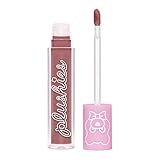 Lime Crime Plushies Soft Matte Lipstick, Milk Tea - Sheer Mauve - Blackberry Candy Scent - Long...
