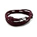 Rock + Shore Pulsera de escalada de color burdeos | Pulsera de mosquetón | Pulsera para hombre | Pulsera de paracaídas | Regalo para él 10